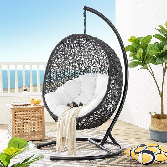 Chrysalis Swing Alfresco Lounge Chair, White