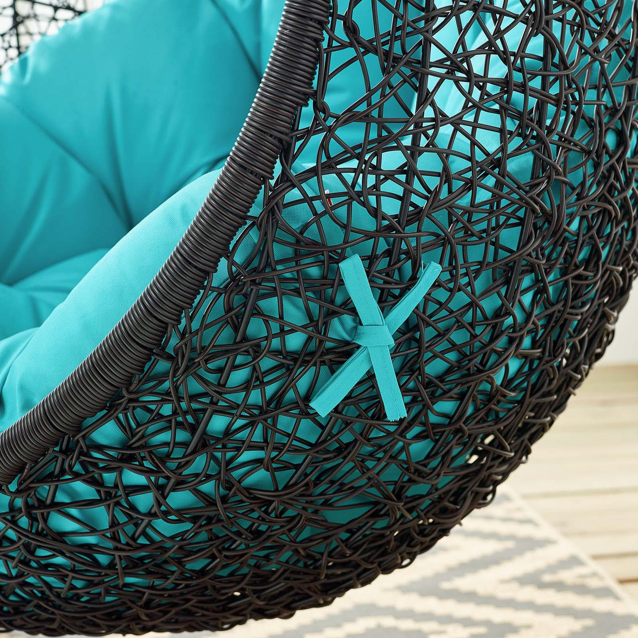 Chrysalis Swing Alfresco Lounge Chair, Turquoise