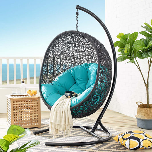 Chrysalis Swing Alfresco Lounge Chair, Turquoise
