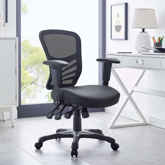 Montra Eco-Leather Office Chair, Black