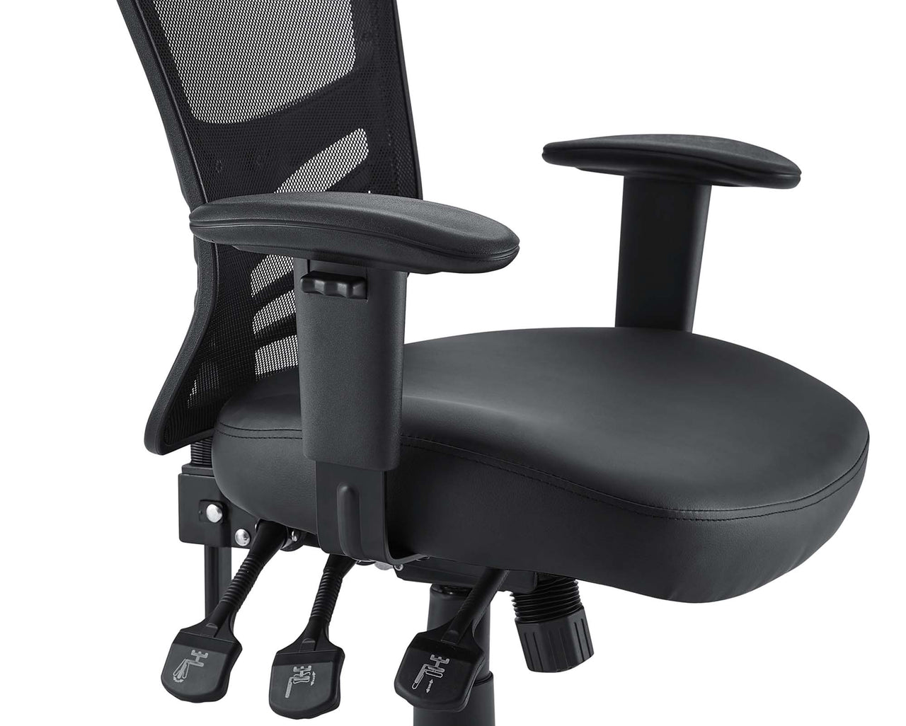 Montra Eco-Leather Office Chair, Black