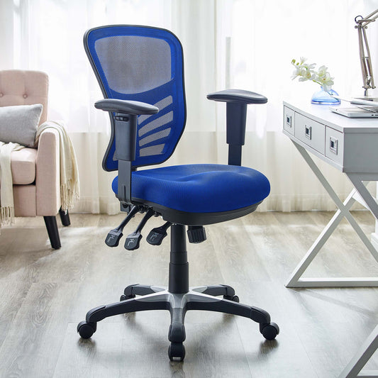 Montra Breathable Office Chair, Blue