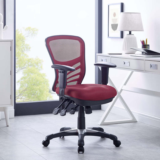 Montra Breathable Office Chair, Red