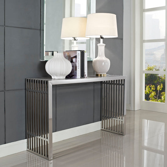 Orryx Console Table, Silver