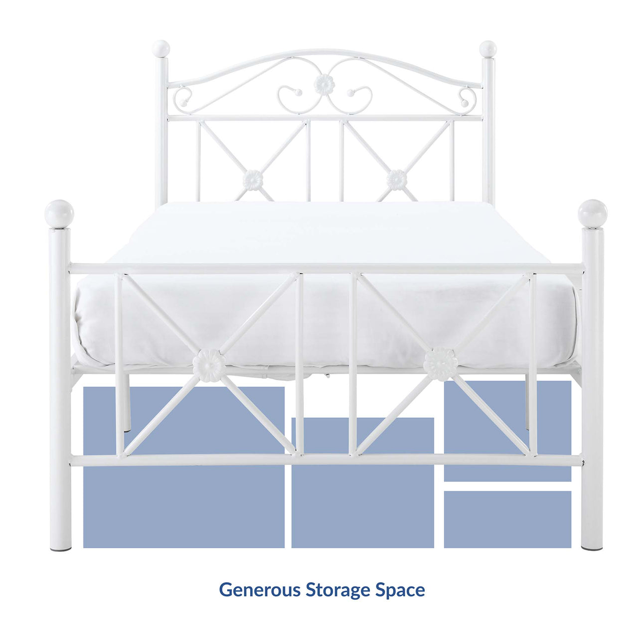 Sorwyn Twin Bed, White