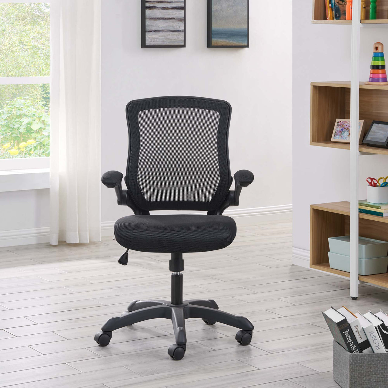 ErgoFlex Breathable Office Chair, Black