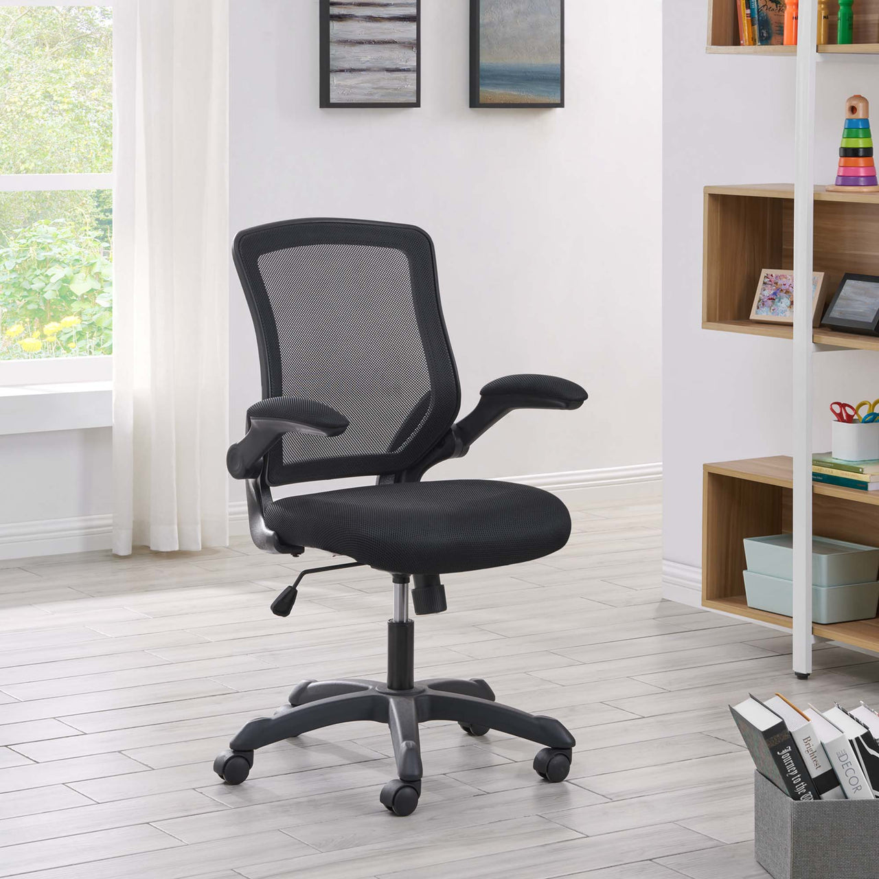 ErgoFlex Breathable Office Chair, Black