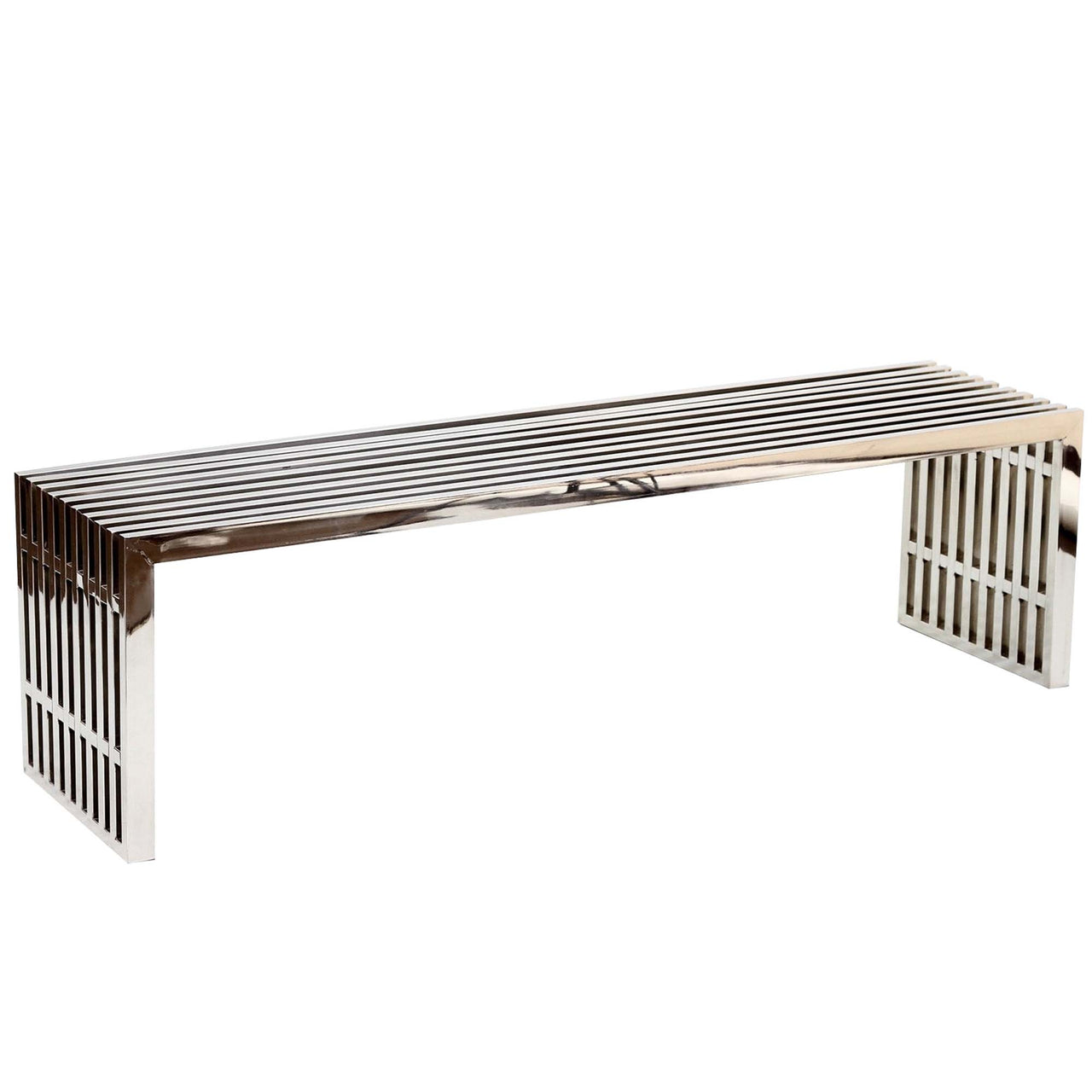 Gridiron Benches Set of 3, Silver