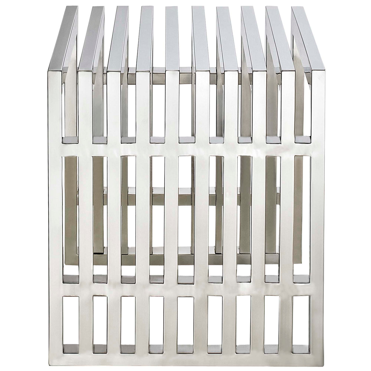 Gridiron Benches Set of 3, Silver