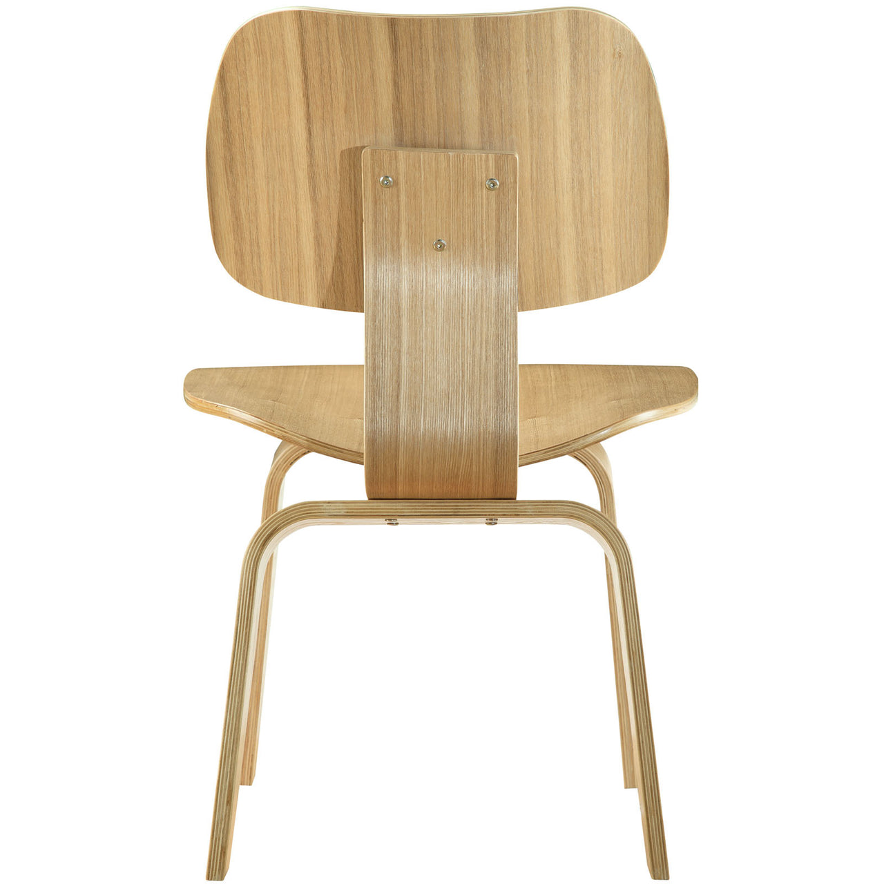 Mushroom Dining Chair Set of 2, Natural Wood