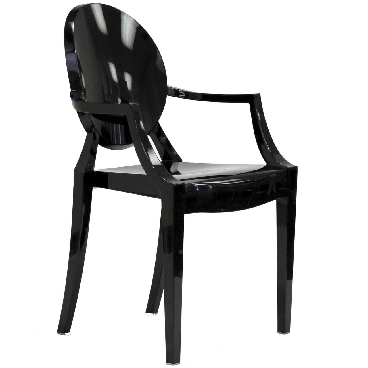 Elysian Indoor | Outdoor Dining Armchairs Set of 2, Black