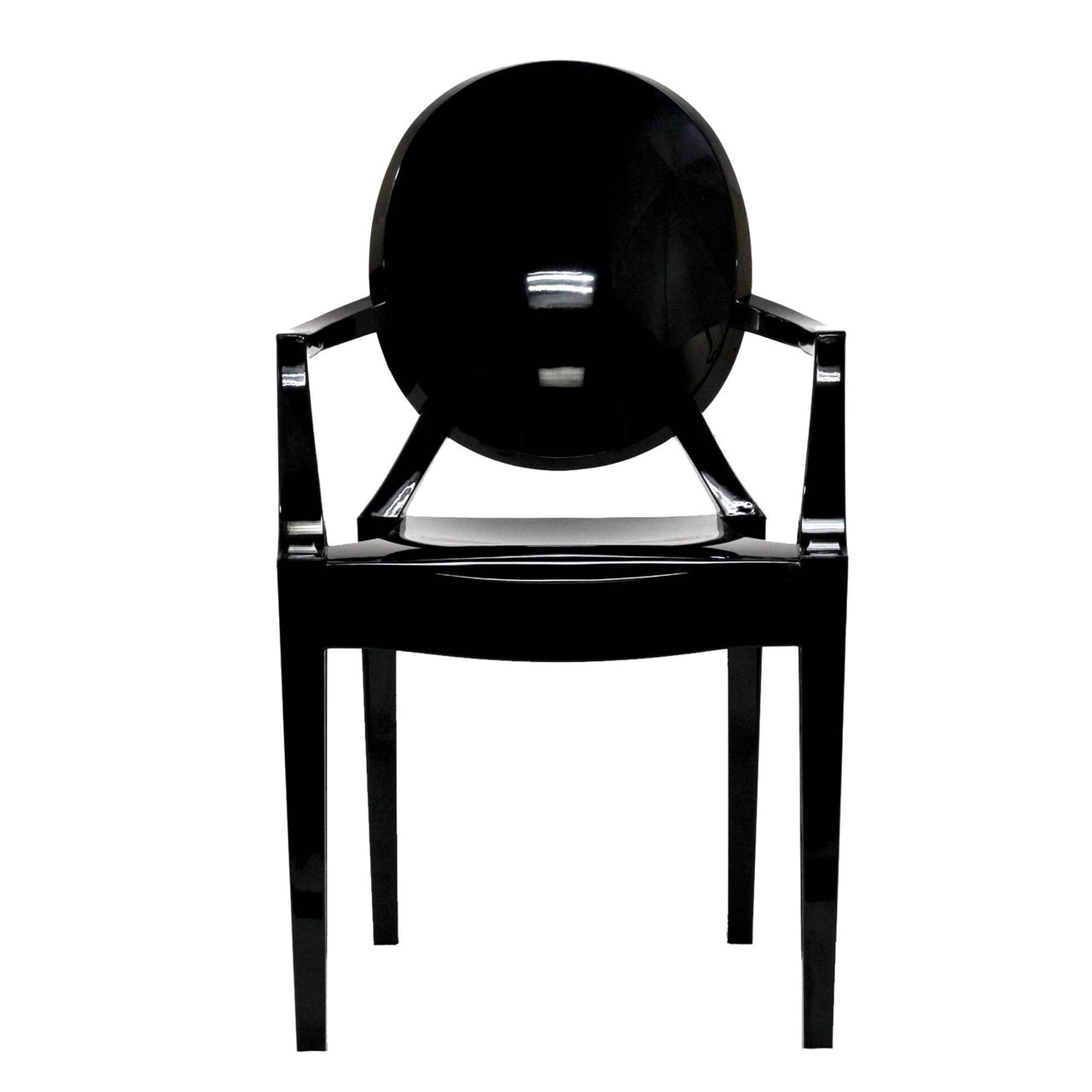 Elysian Indoor | Outdoor Dining Armchairs Set of 2, Black