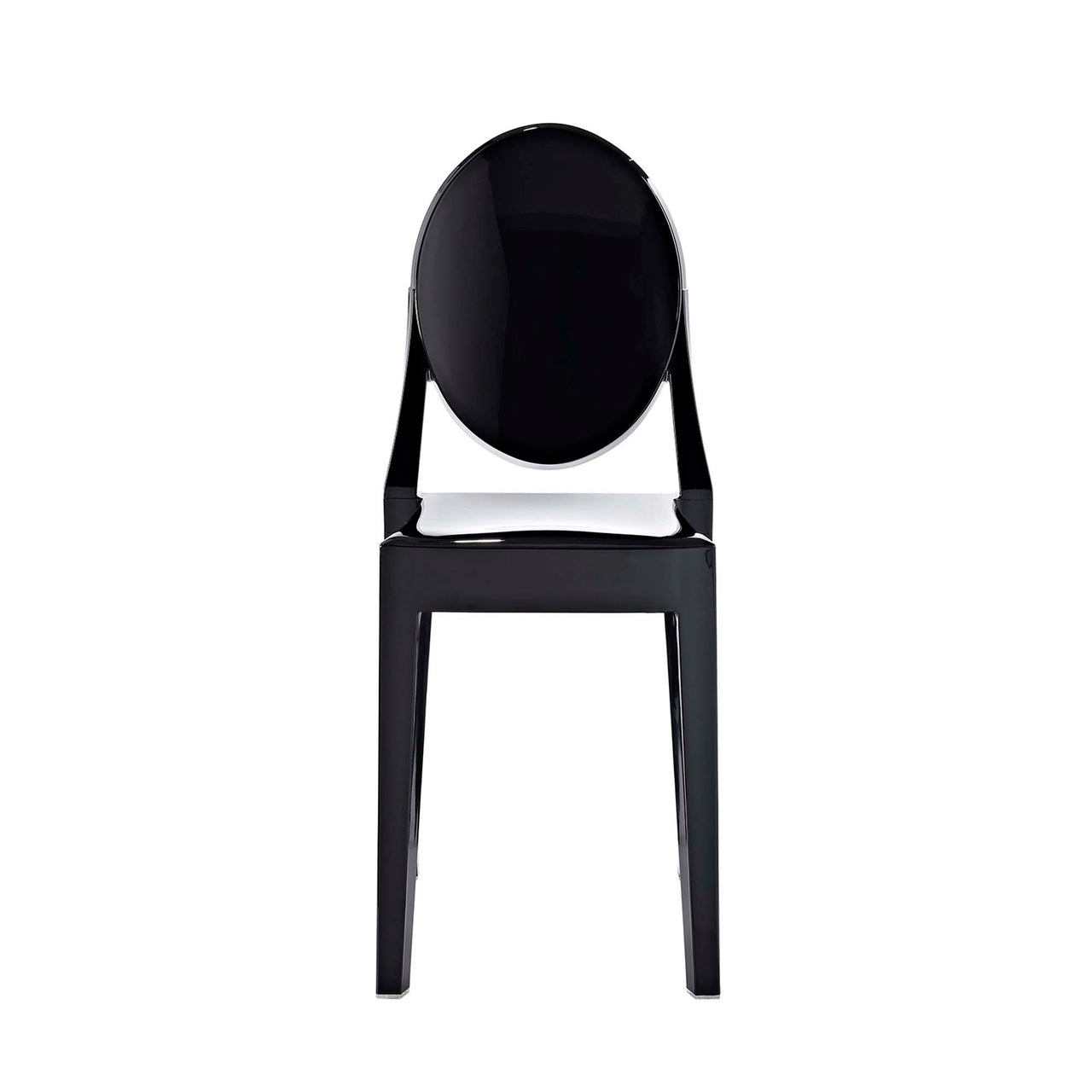 Elysian Indoor | Outdoor Dining Chair Set of 2, Black
