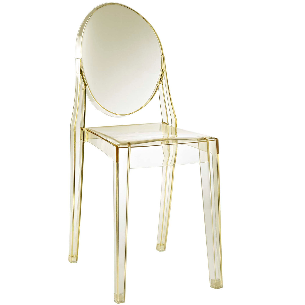 Elysian Indoor | Outdoor Dining Chair Set of 2, Yellow