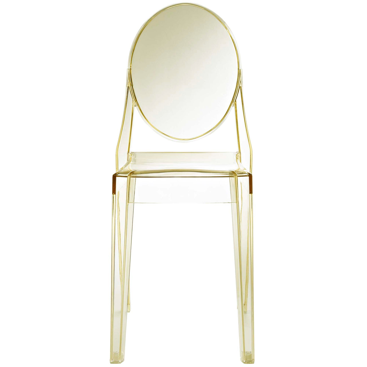 Elysian Indoor | Outdoor Dining Chair Set of 2, Yellow
