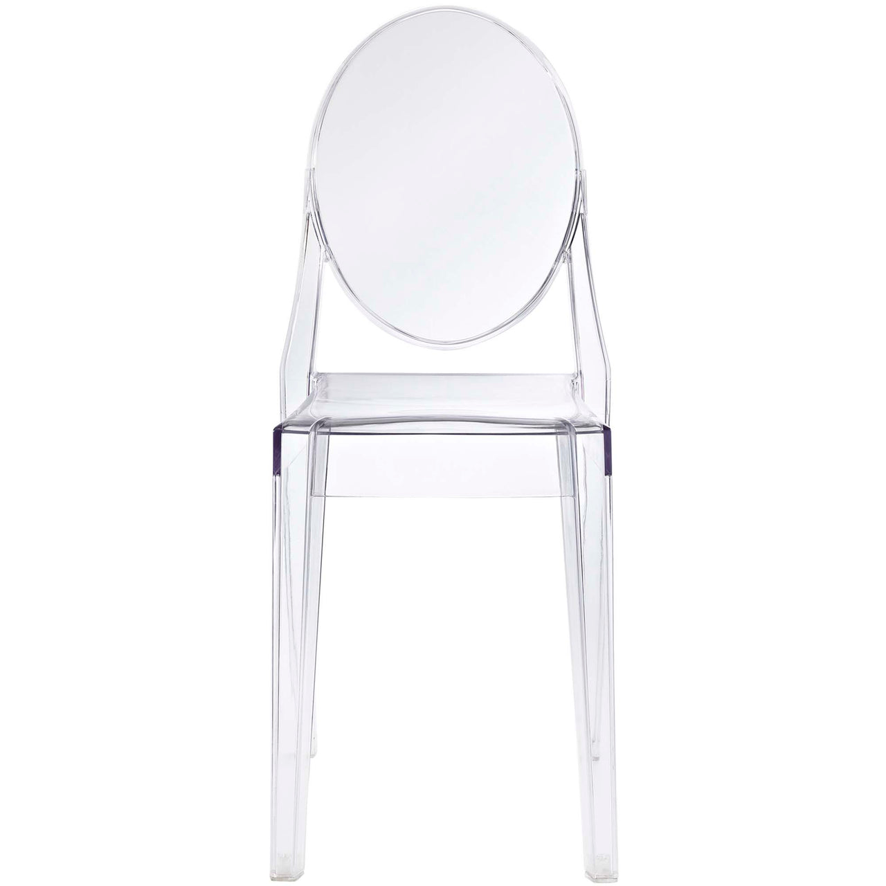 Elysian Indoor | Outdoor Dining Chair Set of 4, Clear