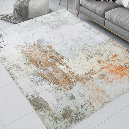 Vintage Style Soft Polyester Print on Design Elevate 240 Area Rug by Rug Factory Plus - Rug Factory Plus