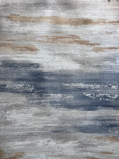 Elevate Cloudy Day Area Rug, Blue