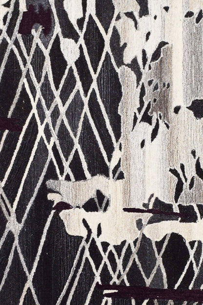 Finite Mosaics, Plaza Perspectives Area Rug, Purple & Ivory