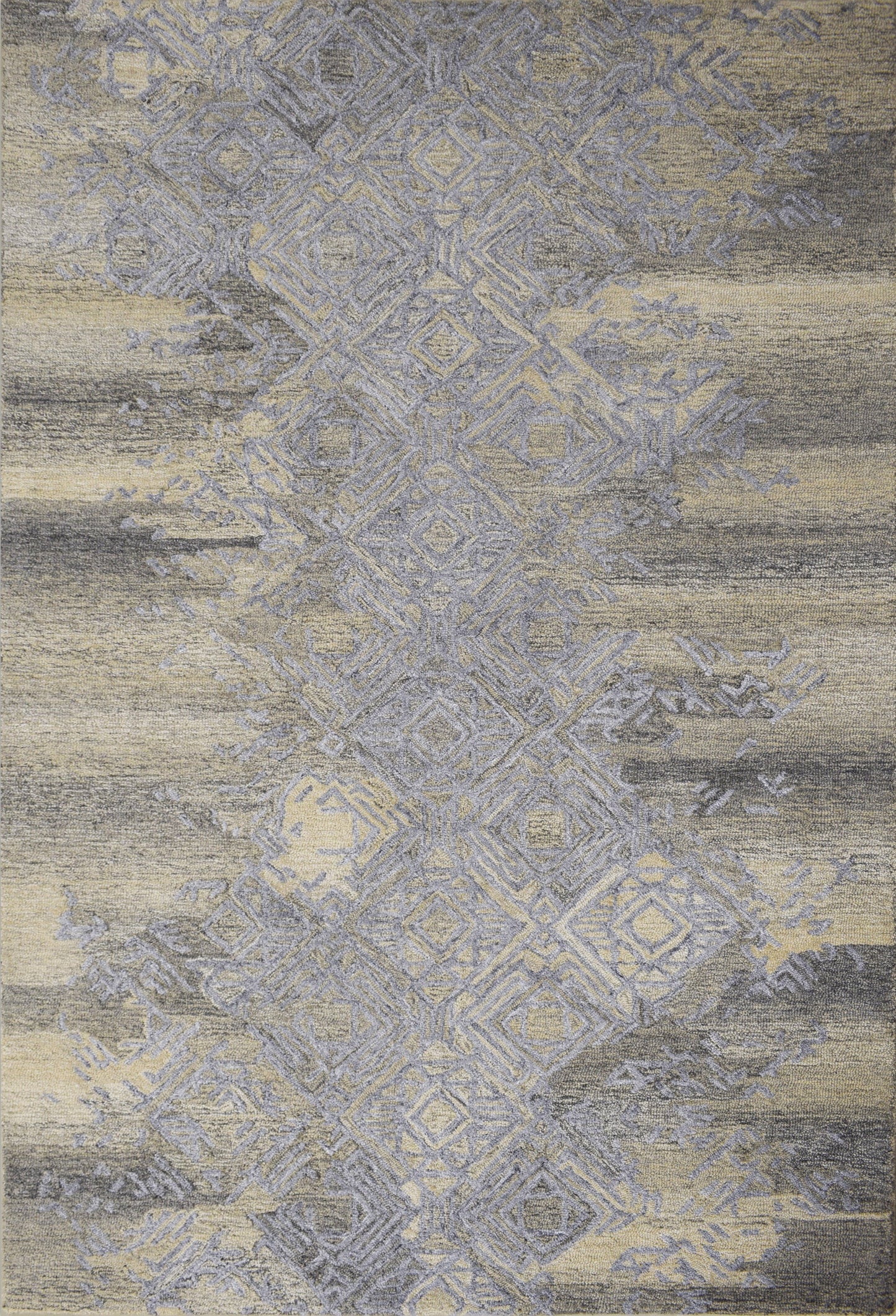 Finite Mosaics, Twilight Spell Area Rug, Beige & Gray