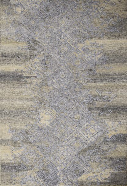 Finite Mosaics, Twilight Spell Area Rug, Beige & Gray