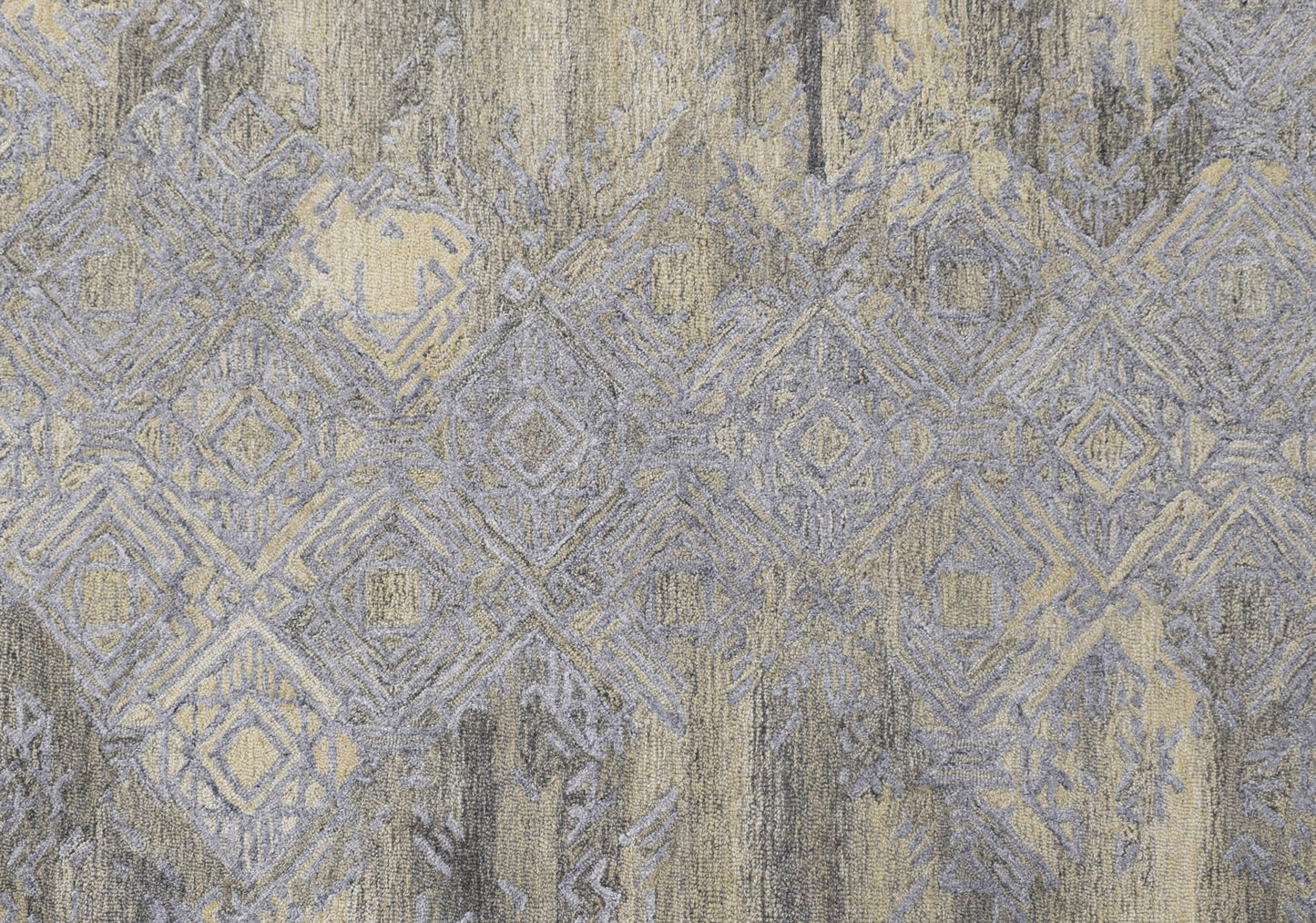 Finite Mosaics, Twilight Spell Area Rug, Beige & Gray