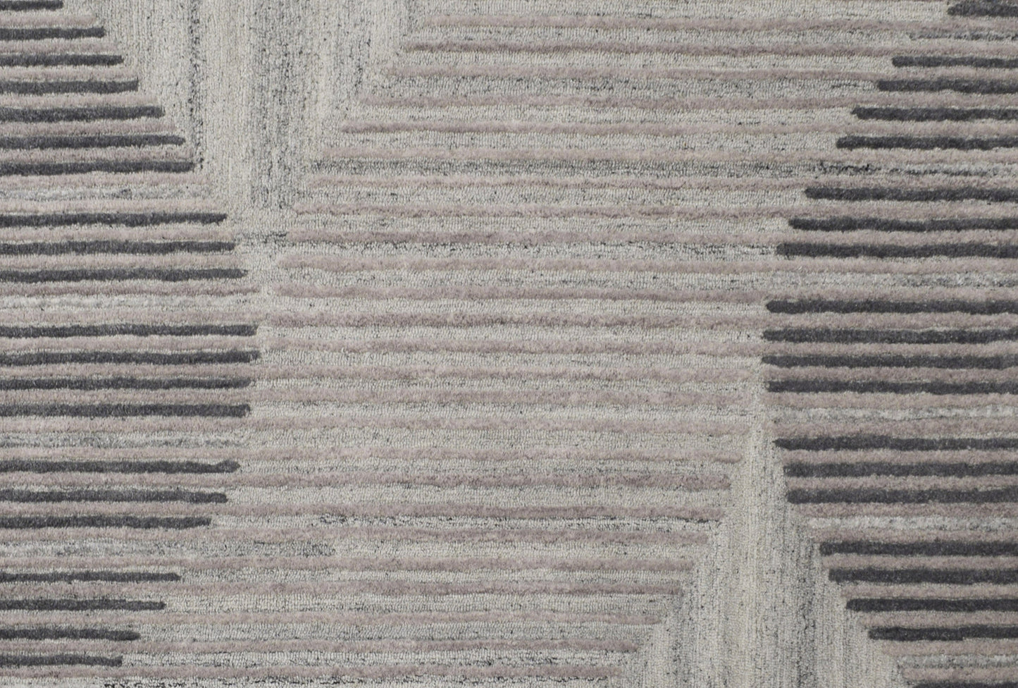Finite Mosaics, Shapeshifting Torus Area Rug, Silver & Gray