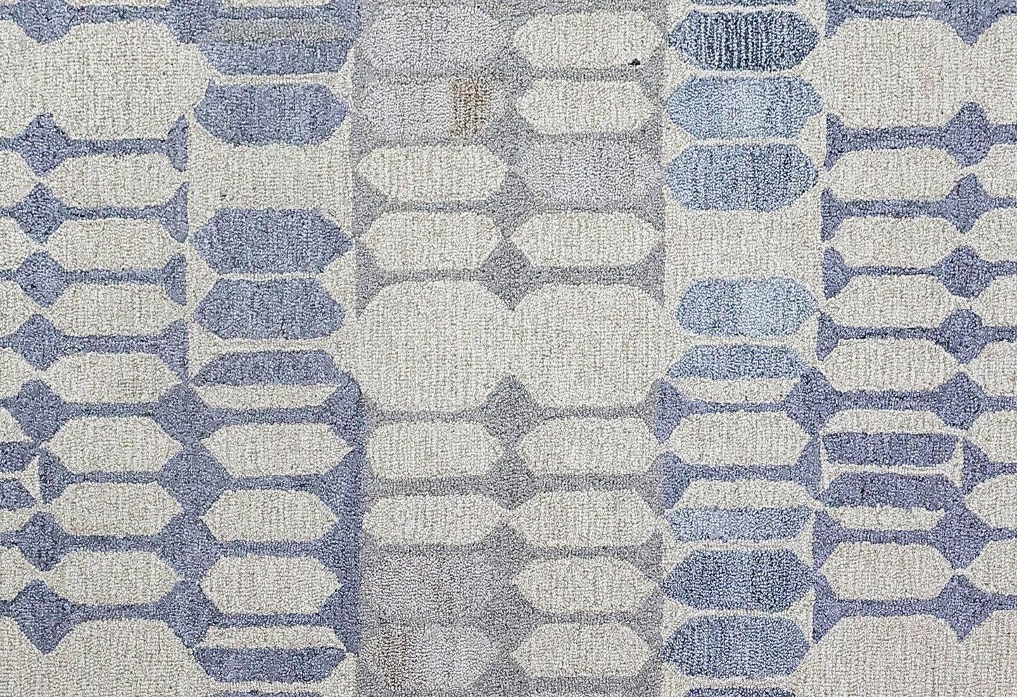 Finite Mosaics, Twilight Prism Area Rug, Beige & Blue