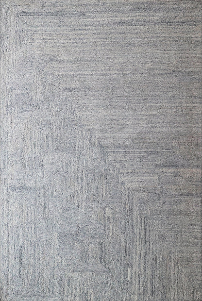 Finite Mosaics, Cornered Haze Area Rug, Gray