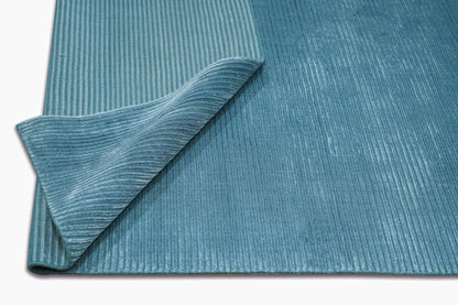 Finite Mosaics, Peacock Shimmer Area Rug, Blue & Teal