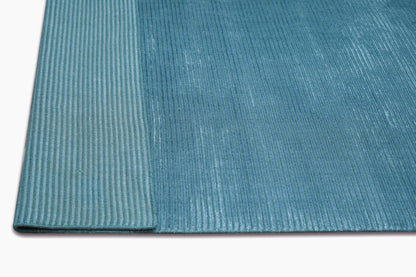 Finite Mosaics, Peacock Shimmer Area Rug, Blue & Teal