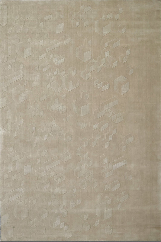 Finite Mosaics, Sand Dunes Area Rug, Beige