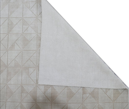 Finite Mosaics, Delta Wave Area Rug, Beige