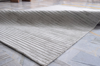 Finite Mosaics, Pure Linearity Area Rug, Ivory