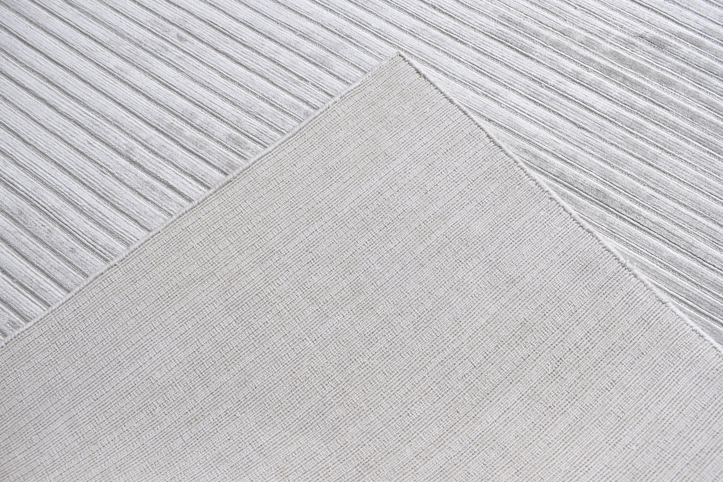 Finite Mosaics, Pure Linearity Area Rug, Ivory