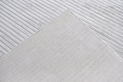 Finite Mosaics, Pure Linearity Area Rug, Ivory