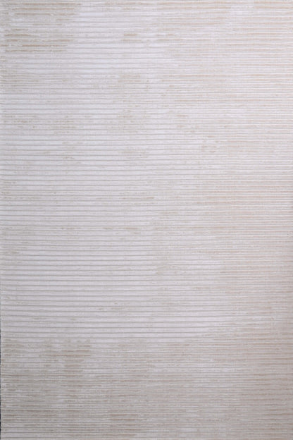Finite Mosaics, Pure Linearity Area Rug, Ivory