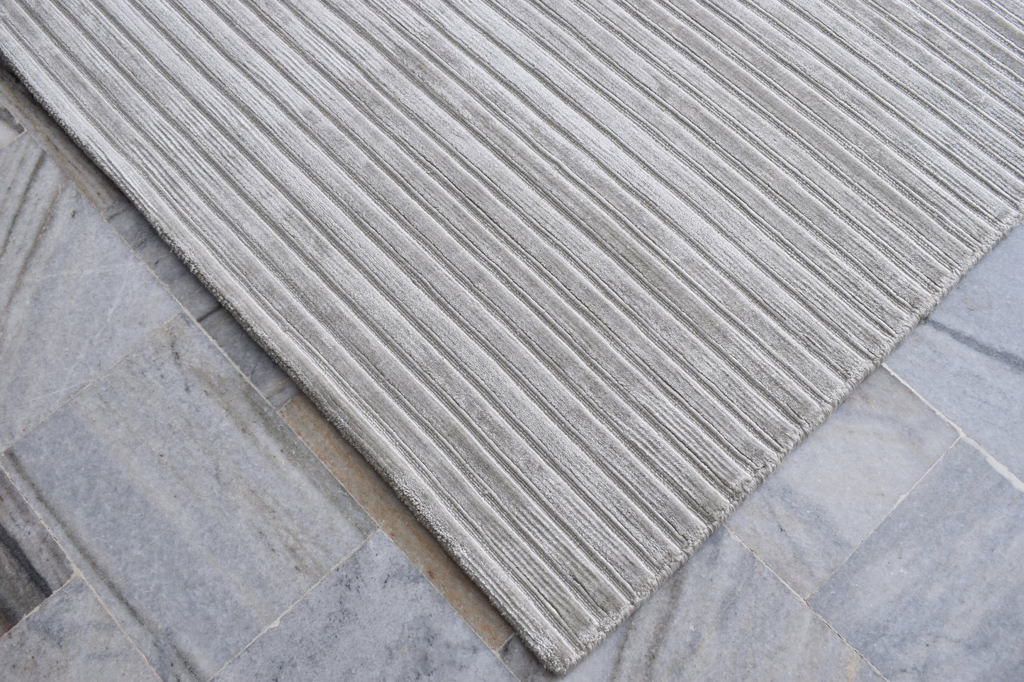 Finite Mosaics, Pure Linearity Area Rug, Ivory