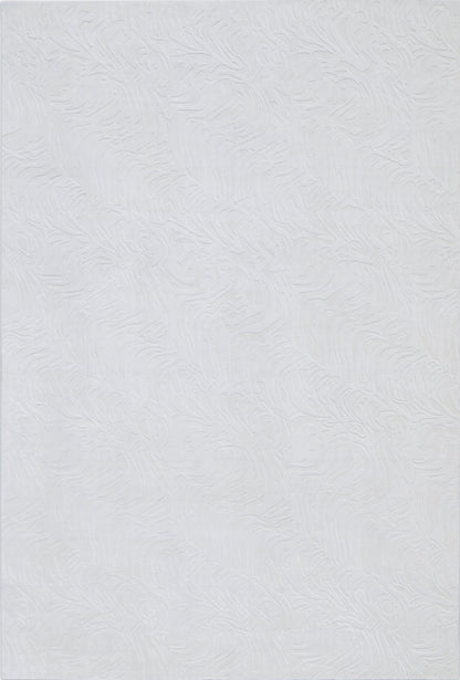 Finite Mosaics, Subliminal Illusion Area Rug, White