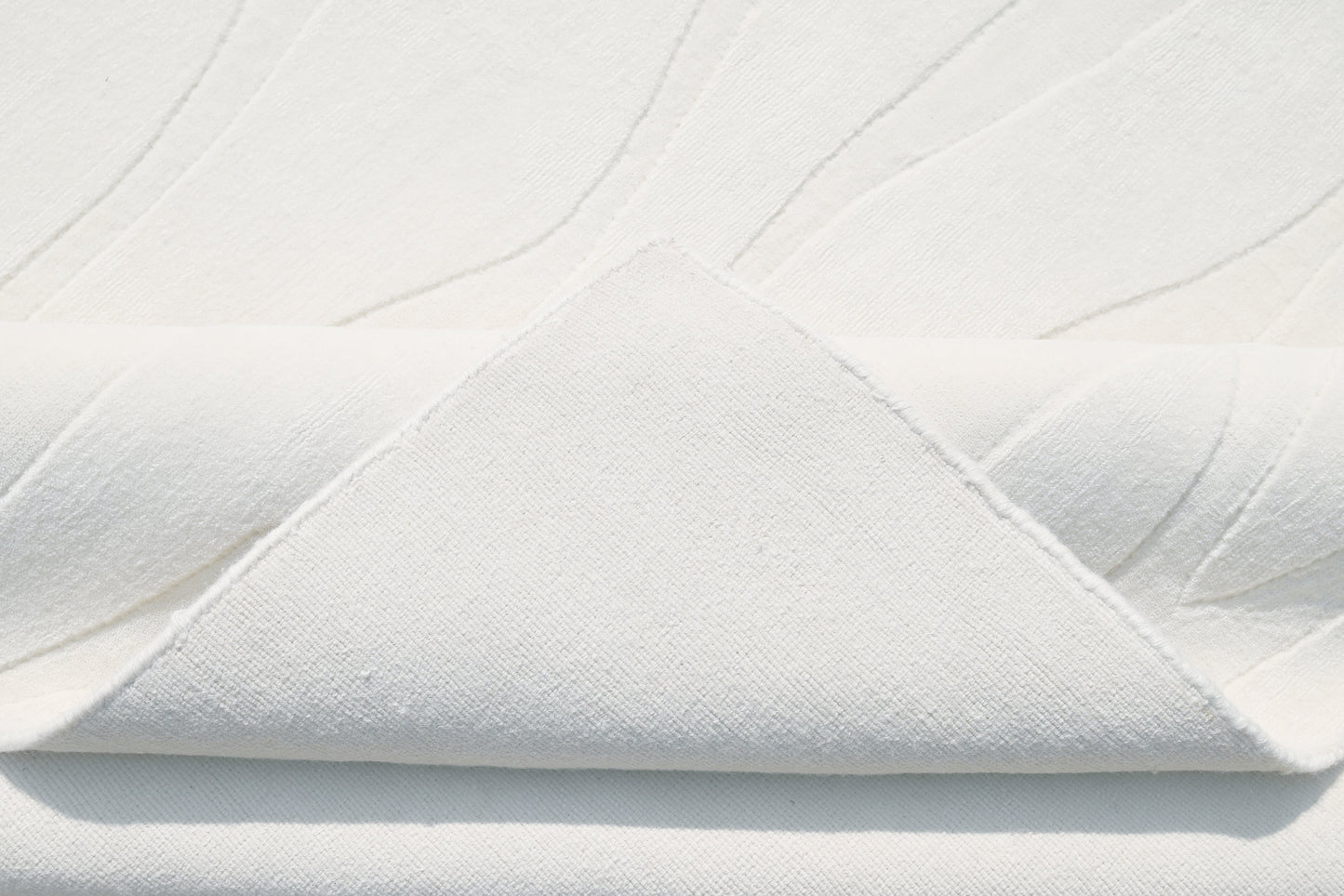 Finite Mosaics, Enigmatic Illusion Area Rug, White