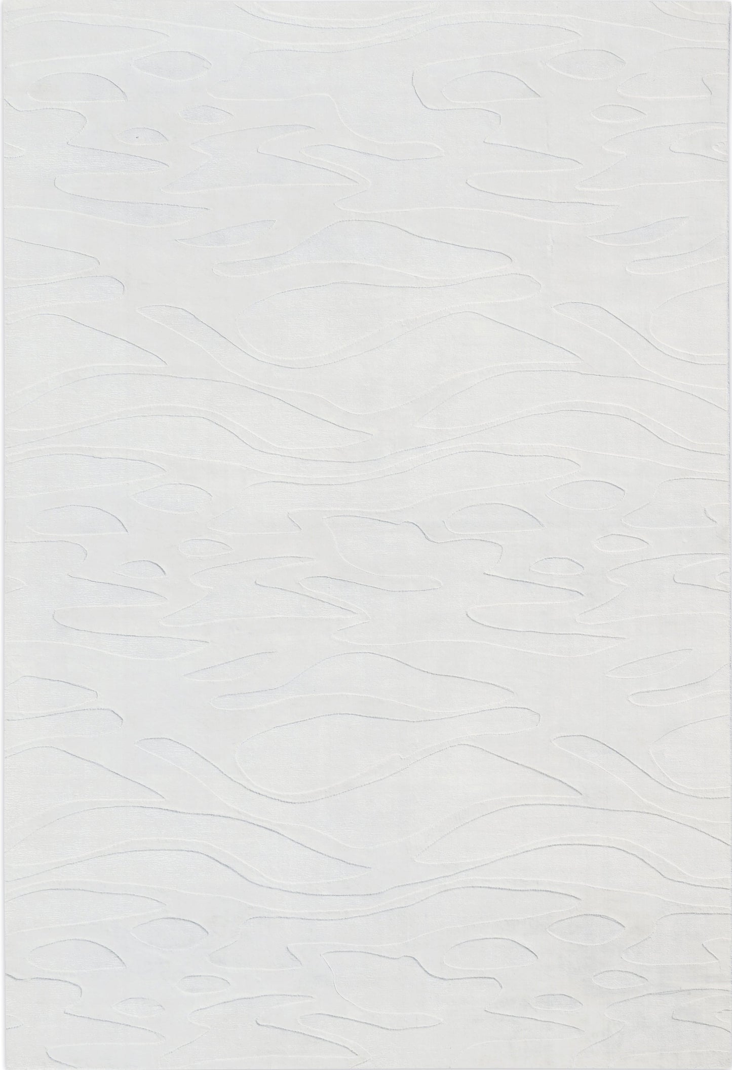 Finite Mosaics, Enigmatic Illusion Area Rug, White