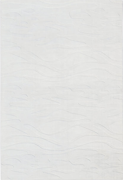 Finite Mosaics, Enigmatic Illusion Area Rug, White