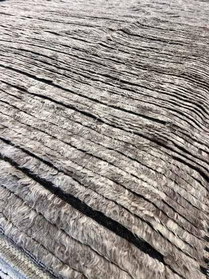 Finite Mosaics, Cryptic Genome Area Rug, Gray & Black