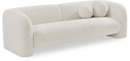 89” Boucle Fabric Upholstered Cynthia Sofa