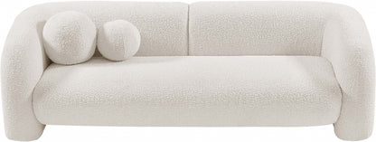 89” Boucle Fabric Upholstered Cynthia Sofa