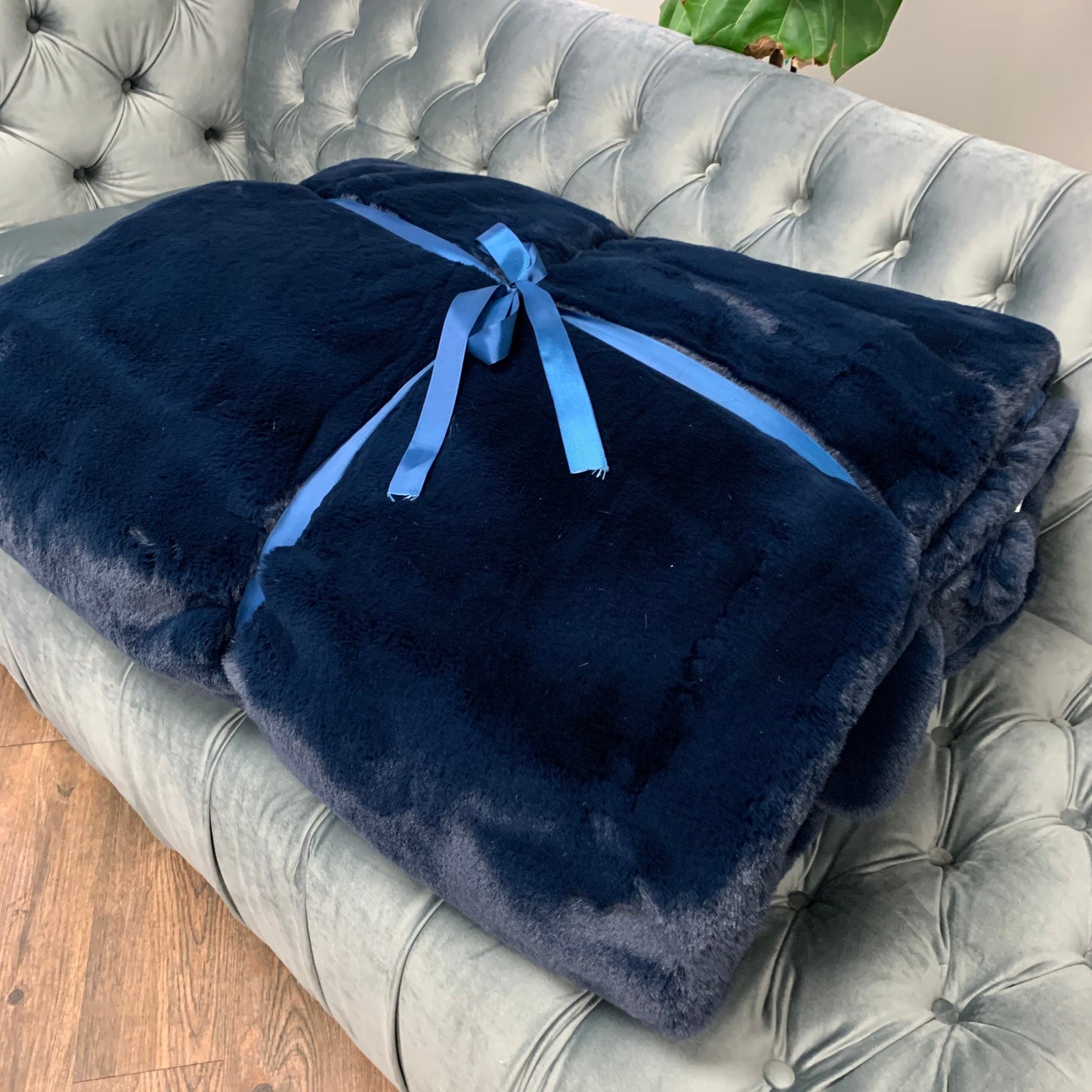 Luxury Faux Chinchilla Fur Throw Blanket, Assorted Colors