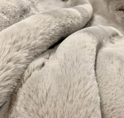 Luxury Faux Chinchilla Fur Throw Blanket, Assorted Colors