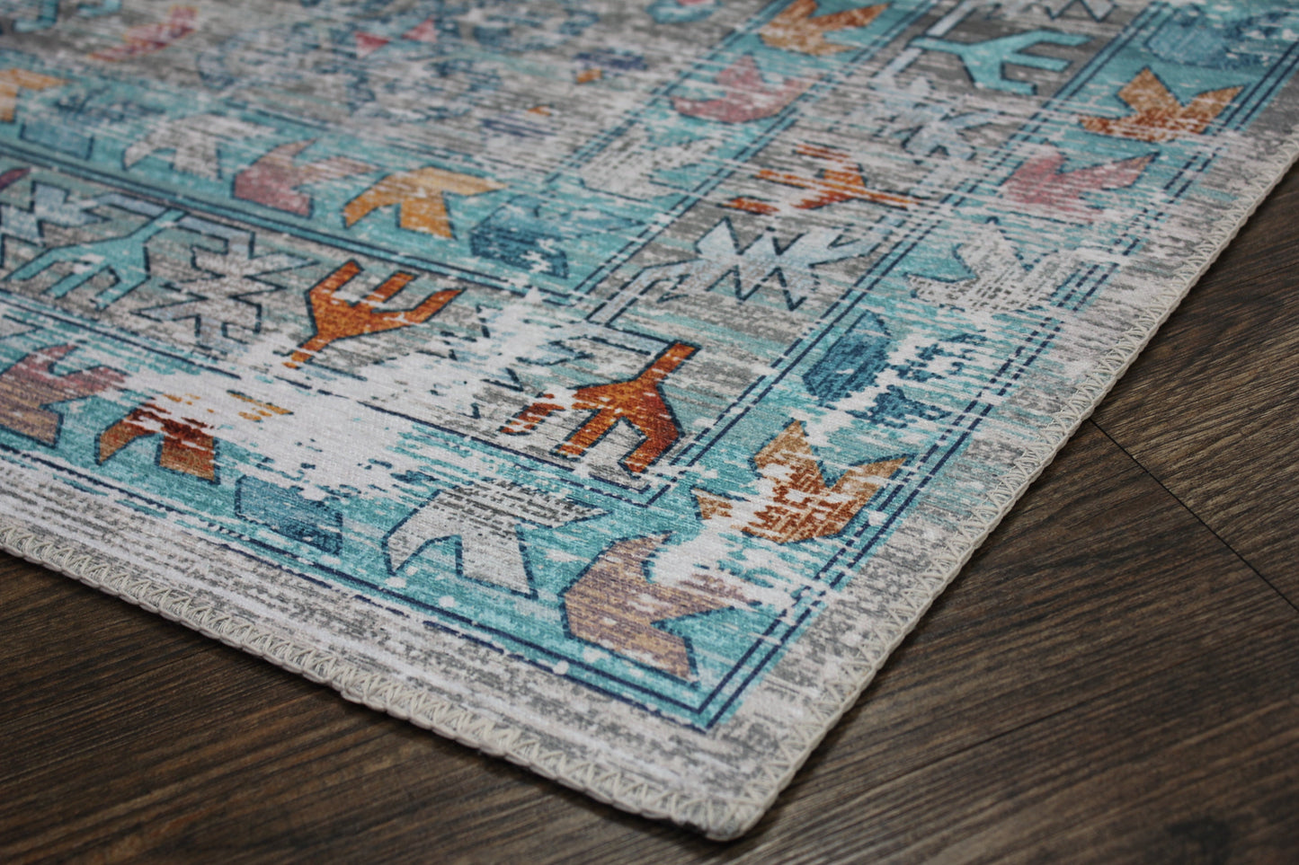 Elevate Persianesque III Area Rug, Turquoise