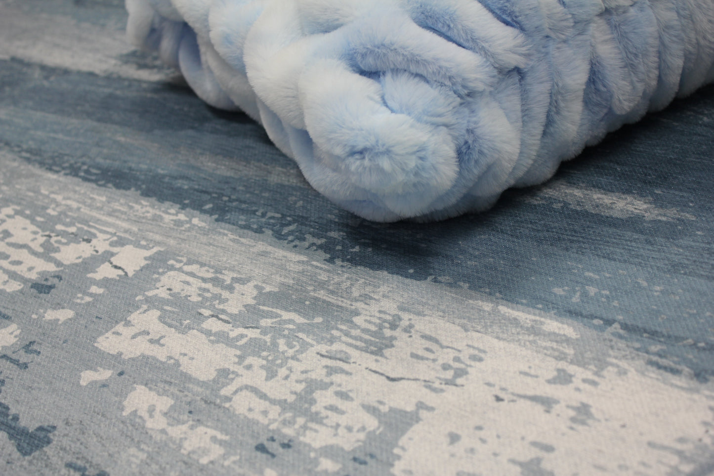 Elevate Rainy Day Area Rug, Blue & Gray
