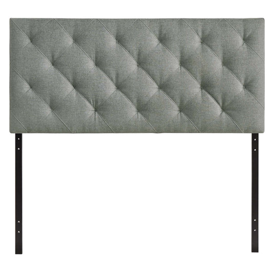 Cressvell Fabric Queen Headboard, Gray